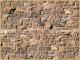 Vollmer 46036, EAN 4026602460369: H0 Mauerplatte Mauerstein beige-braun aus Karton