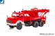 Viessmann 8052, EAN 4026602080529: H0 Feuerwehr MB Rundhauber 3-achs Bergekran mit Rundumleuchten, Basis, Funktionsmodell