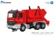 Viessmann 8053, EAN 4026602080536: H0 Fire brigade MB ACTROS 3-axle skip loader withrotating flashing
