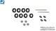 Viessmann 8423, EAN 4026602084237: H0 Nachrüst-Set für kibri Anhänger und Auflieger, Zwillingsbereifung