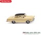 Wiking 008039, EAN 4006190080392: 1:87 Opel Rekord P1 - grünbeige mit schwarzen Dach