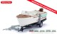 Wiking 009504, EAN 4006190095044: Motorboot auf Anhänger