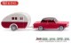 Wiking 020203, EAN 4006190202039: Ford Taunus 12M mit Wohnwagen