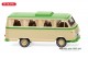 Wiking 027044, EAN 4006190270441: H0/1:87 Borgward Campingbus B611 - elfenbeinbeige/gelbgrün