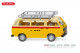 Wiking 029201, EAN 4006190292016: VW T3 Bus PTT Aktivposten