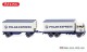 Wiking 045704, EAN 4006190457040: 1:87 Kühlkofferlastzug (Volvo F88) Polar-Express 1965-1970