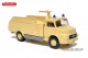 Wiking 060605, EAN 4006190606059: H0/1:87 Feuerwehr – Tanklöschfahrzeug (MB) Flugplatzlöschfahrzeug FLF-A 3000 beige 1969-1971