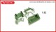 Wiking 077383, EAN 4006190773836: 1:32 Frontlader Werkzeuge - Set A Bressel+Lade grün