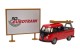 Wiking 078958, EAN 4006190789585: H0/1:87 VW T1 Doka mit Werbeplakat 30 Jahre Eurotrain