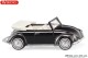 Wiking 079406, EAN 4006190794060: 1:87 VW Käfer 1200 Cabrio - schwarz