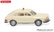 Wiking 080016, EAN 4006190800167: H0/1:87 VW 411 Taxi hellelfenbein