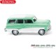 Wiking 085006, EAN 4006190850063: 1:87 Opel Caravan 1956 - mintgrün mit weißem Dach