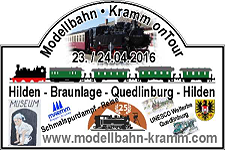 Schmalspurdampf im Harz am 23. und 24.04. 2016 nach Braunlage und Quedlinburg