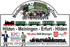 Dampflokwerk-Reise vom 06. und 07.09.2014 nach Meiningen und Erfurt