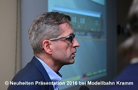 Neuheiten Prsentation 2016 bei Modellbahn Kramm