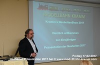 Neuheiten Prsentation 2017 bei Modellbahn Kramm