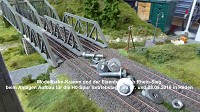 Modellbahn-Kramm und der Eisenbahnclub Rhein-Sieg zeigten an 2-Tagen Modellbahn Betrieb auf ber 20 laufenden Metern.