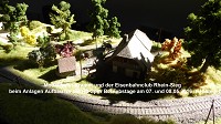 Modellbahn-Kramm und der Eisenbahnclub Rhein-Sieg zeigten an 2-Tagen Modellbahn Betrieb auf ber 20 laufenden Metern.