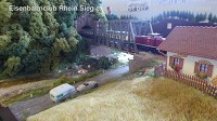 Modellbahn-Kramm und der Eisenbahnclub Rhein-Sieg zeigten an 2-Tagen Modellbahn Betrieb auf ber 20 laufenden Metern.