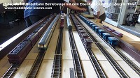 Modellbahn-Kramm und der Eisenbahnclub Rhein-Sieg zeigten an 2-Tagen Modellbahn Betrieb auf ber 20 laufenden Metern.