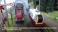 Modellbahn-Kramm und der Eisenbahnclub Rhein-Sieg zeigten an 2-Tagen Modellbahn Betrieb auf ber 20 laufenden Metern.