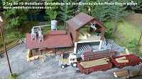 Modellbahn-Kramm und der Eisenbahnclub Rhein-Sieg zeigten an 2-Tagen Modellbahn Betrieb auf ber 20 laufenden Metern.