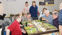 1. Heki Landschaftsbau - Seminar 2014 bei Modellbahn Kramm