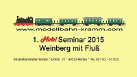 1. Heki Landschaftsbau - Seminar 2015 bei Modellbahn Kramm