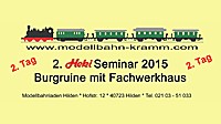 2. Heki Landschaftsbau - Seminar 2015 bei Modellbahn Kramm