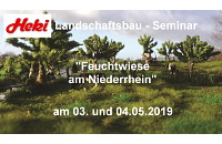 Heki Landschaftsbau - Seminar 1/2019 bei Modellbahn Kramm 