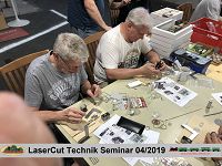 LaserCut Technik Seminar - 4/2019 mit Joswood bei Modellbahn Kramm 