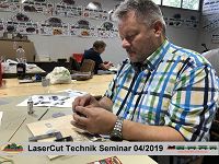 LaserCut Technik Seminar - 4/2019 mit Joswood bei Modellbahn Kramm 