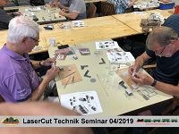 LaserCut Technik Seminar - 4/2019 mit Joswood bei Modellbahn Kramm 