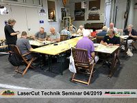 LaserCut Technik Seminar - 4/2019 mit Joswood bei Modellbahn Kramm 