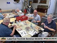 LaserCut Technik Seminar - 4/2019 mit Joswood bei Modellbahn Kramm 