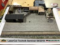 LaserCut Technik Seminar - 4/2019 mit Joswood bei Modellbahn Kramm 