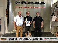 LaserCut Technik Seminar - 4/2019 mit Joswood bei Modellbahn Kramm 