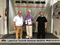 LaserCut Technik Seminar - 4/2019 mit Joswood bei Modellbahn Kramm 