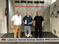 LaserCut Technik Seminar - 4/2019 mit Joswood bei Modellbahn Kramm 