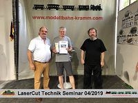 LaserCut Technik Seminar - 4/2019 mit Joswood bei Modellbahn Kramm 