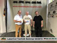 LaserCut Technik Seminar - 4/2019 mit Joswood bei Modellbahn Kramm 