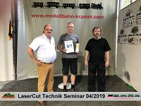 LaserCut Technik Seminar - 4/2019 mit Joswood bei Modellbahn Kramm 