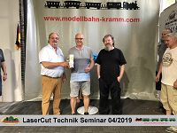 LaserCut Technik Seminar - 4/2019 mit Joswood bei Modellbahn Kramm 