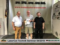 LaserCut Technik Seminar - 4/2019 mit Joswood bei Modellbahn Kramm 