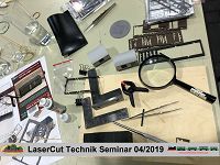 LaserCut Technik Seminar - 4/2019 mit Joswood bei Modellbahn Kramm 