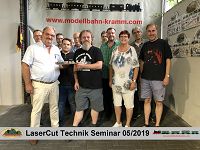 LaserCut Technik Seminar - 5/2019 mit Joswood bei Modellbahn Kramm 