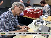 LaserCut Technik Seminar - 5/2019 mit Joswood bei Modellbahn Kramm 