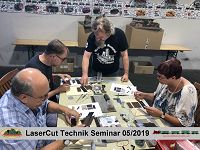 LaserCut Technik Seminar - 5/2019 mit Joswood bei Modellbahn Kramm 