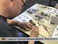 LaserCut Technik Seminar - 5/2019 mit Joswood bei Modellbahn Kramm 