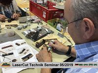 LaserCut Technik Seminar - 5/2019 mit Joswood bei Modellbahn Kramm 